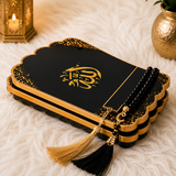 Luxury Black & Gold Islamic Resin Rehal – Handmade Quran Stand & Spiritual Home Décor - Image 6