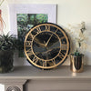 Black Radiance – The Luxury Resinart Clock with Golden Frame I Sewena Creations