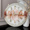 Orange Cream Frost – Premium Handmade Resin Wall Clock (Warm & Minimal)