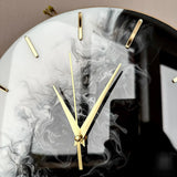 Black & White Symphony Resin Wall Clock – Bold Contrast, Timeless Style - Image 2